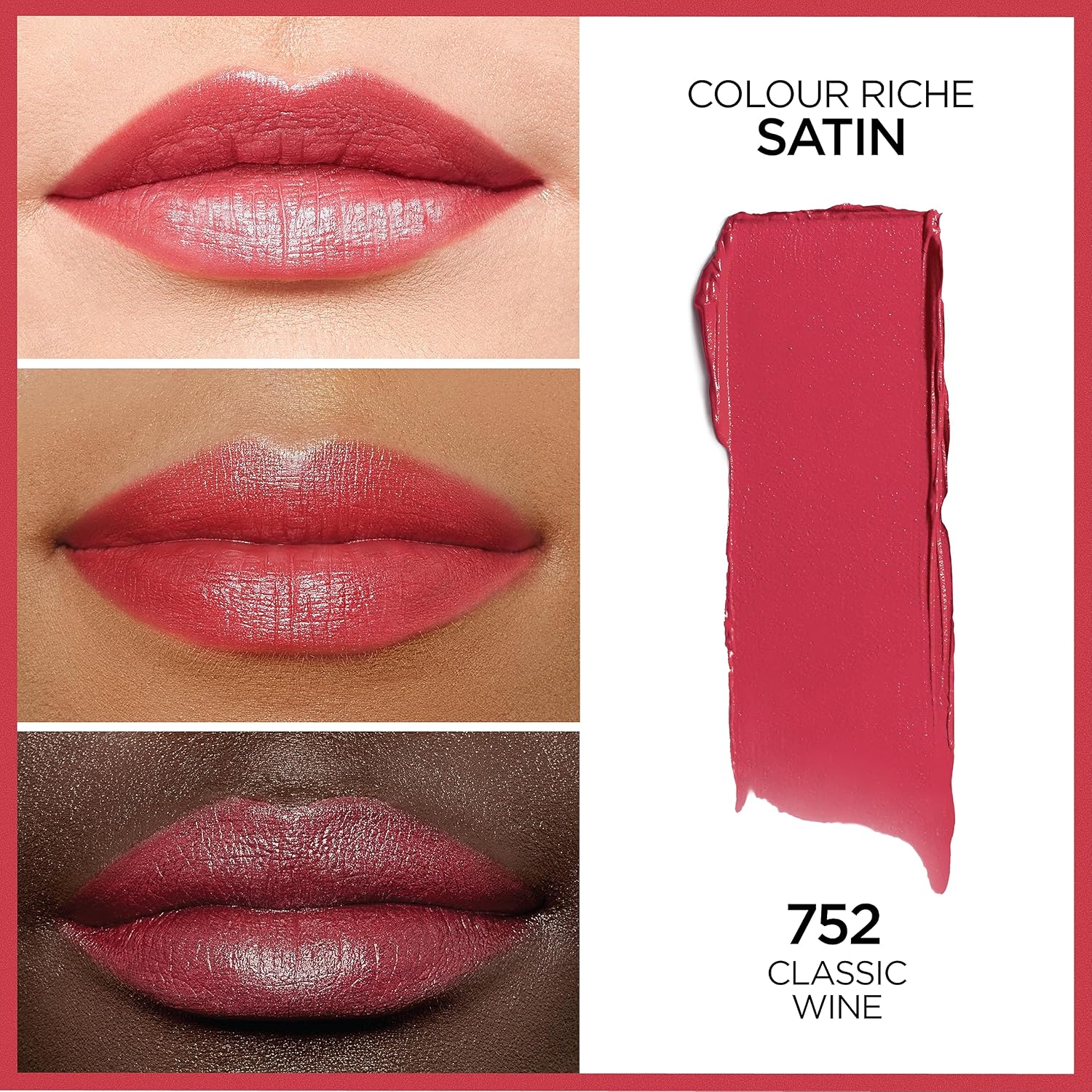 L’Oréal Color Riche 752 Classic Wine