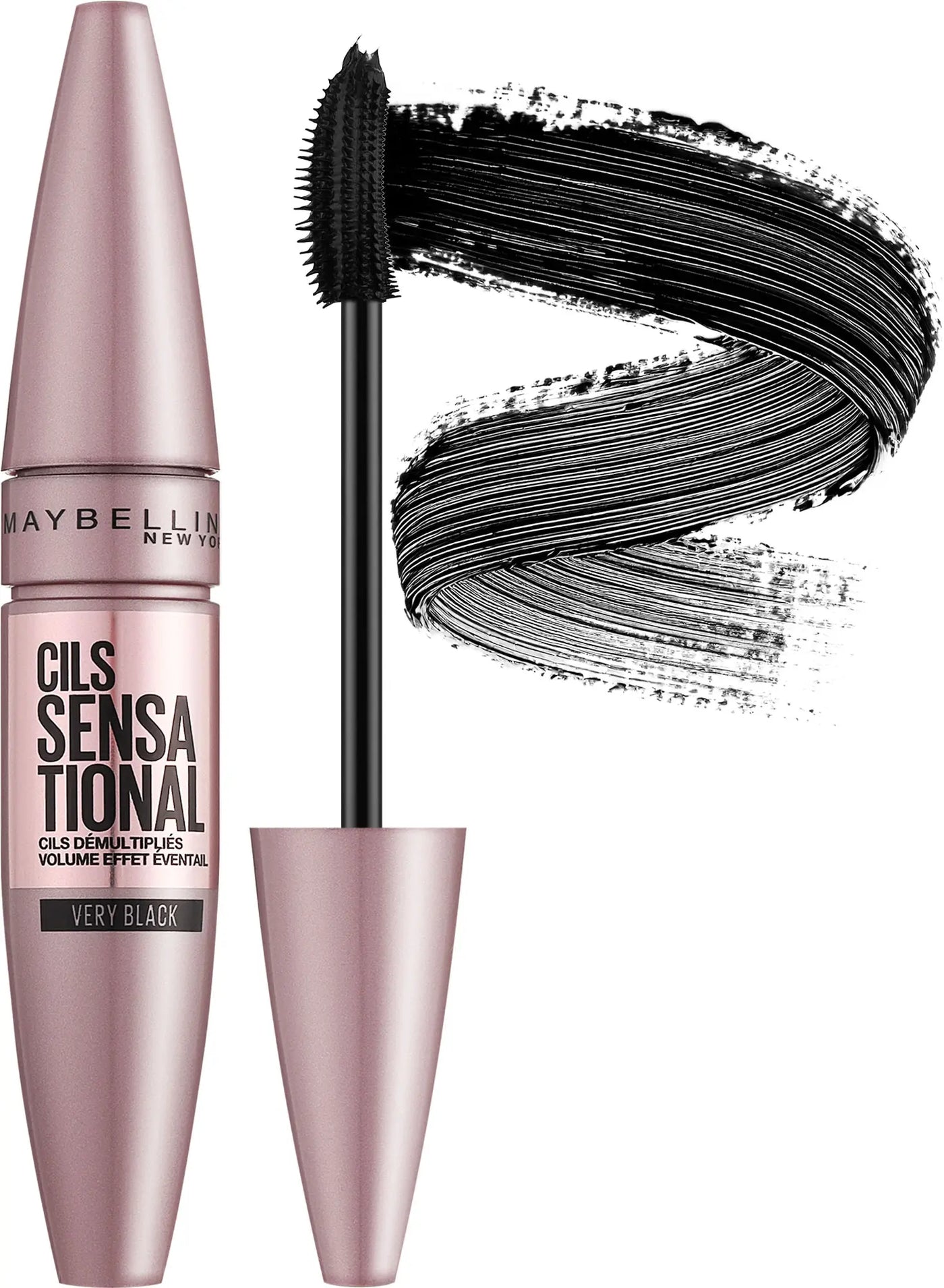 LASH SENSATIONAL - MAYBELLINE - 253 BLACKEST BLACK - SIN EMPAQUE