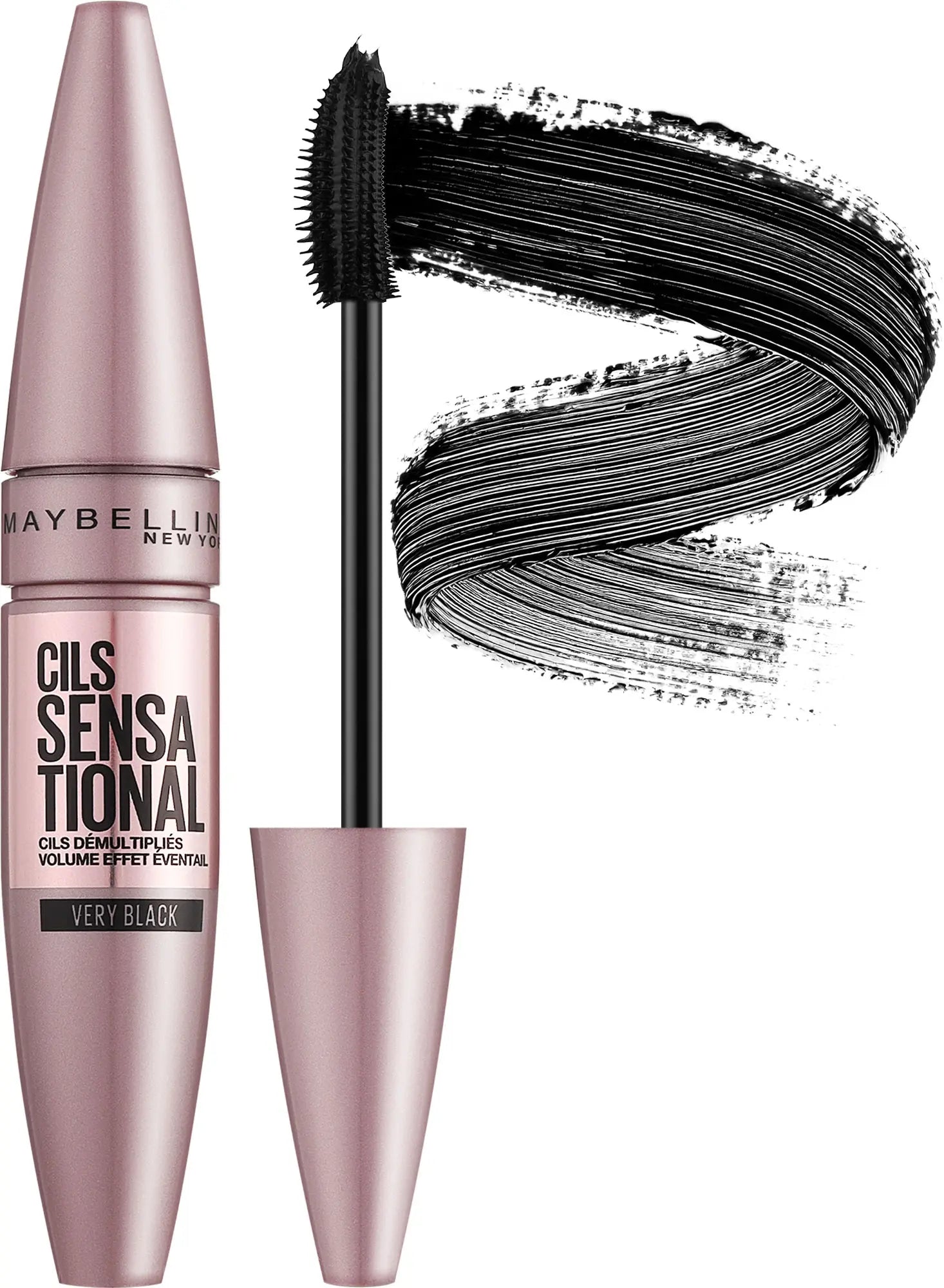 LASH SENSATIONAL - MAYBELLINE - 253 BLACKEST BLACK - SIN EMPAQUE